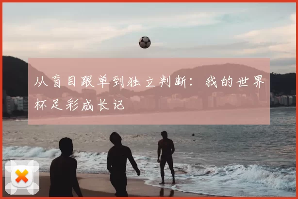 从盲目跟单到独立判断:我的世界杯足彩成长记