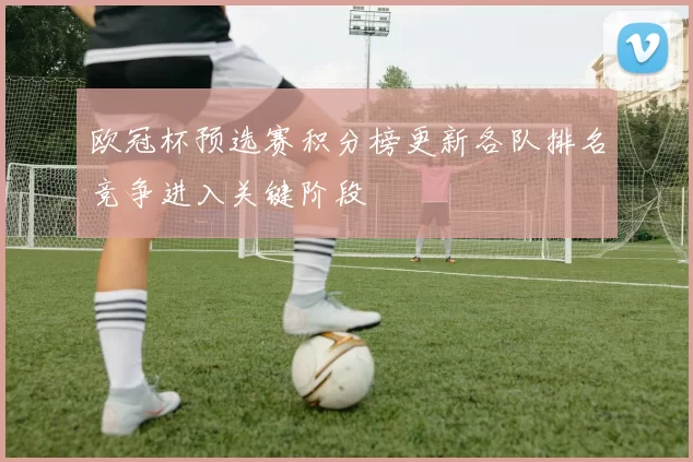 欧冠杯预选赛积分榜更新各队排名竞争进入关键阶段
