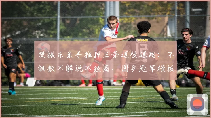 樊振东亲手推掉三条退役退路:不执教不解说不经商,国乒冠军模板被他彻底掀翻
