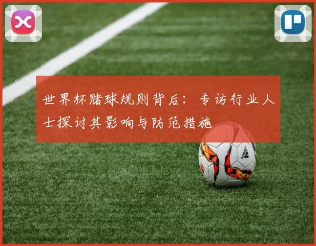 世界杯赌球规则背后:专访行业人士探讨其影响与防范措施